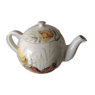 Teapot from the gien pottery, exotic model.