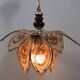 Vintage lampe suspendue lotus vintage élégante avec une lueur chaleureuse!