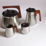 Tea and Coffee set by Axel Enthoven for Demeyere Werkhuizen, Belgium, 1971, Set of 4.