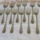 12 oyster forks with Spatours decoration / silver-plated metal mesh - good condition