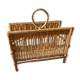 Rattan magazine holder