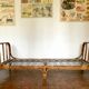Vintage rattan bed