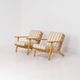 Pair of early GE-290 lounge chairs by Hans J. Wegner