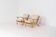 Pair of early GE-290 lounge chairs by Hans J. Wegner