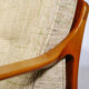 Vintage Scandinavian three-seater teak sofa, 1970s