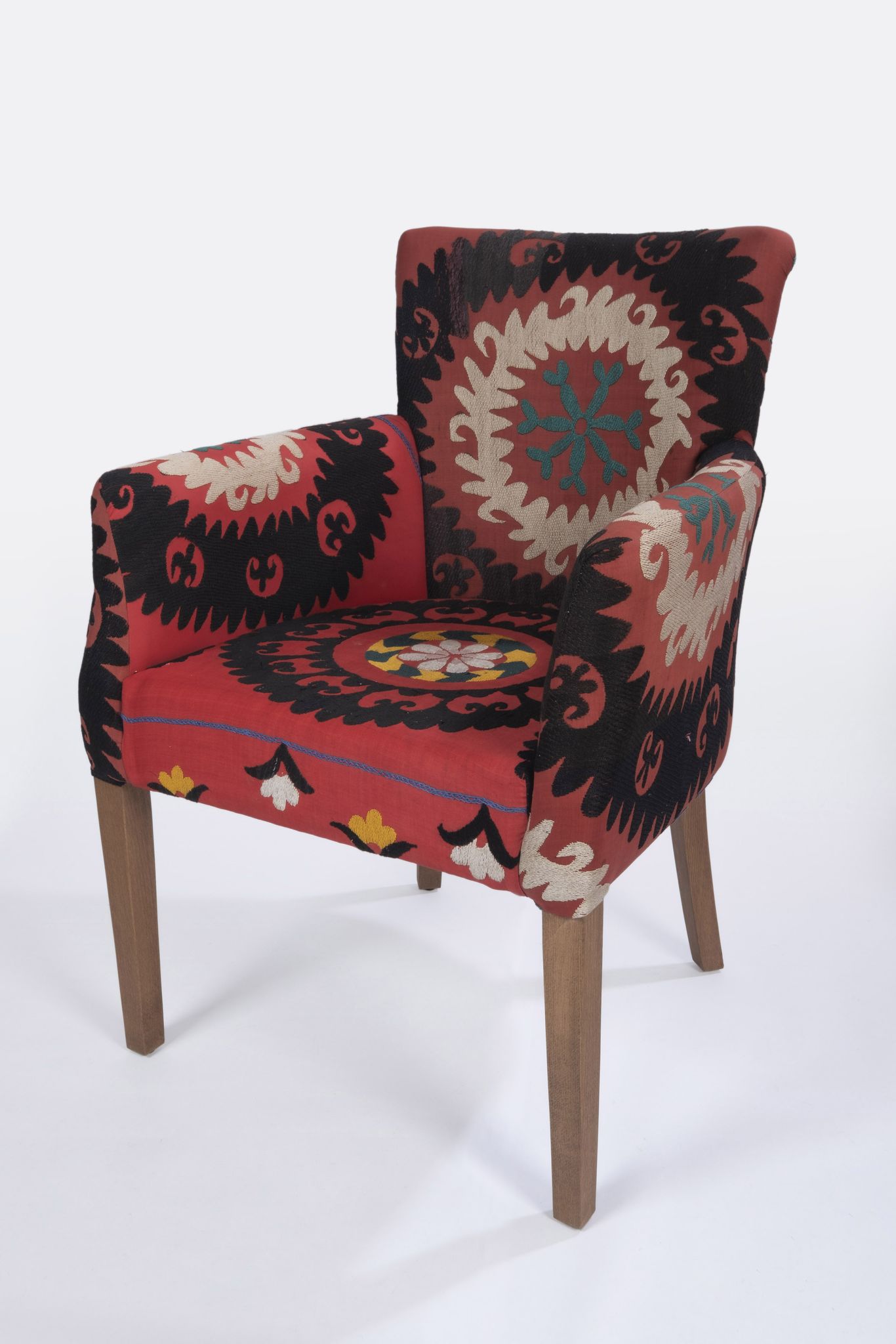Fauteuil ethnic bergere