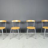 Vintage postmodern italian dining chairs, 1990s