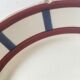 Set de 4 assiettes à dessert Béarn en faience HBCM 50's