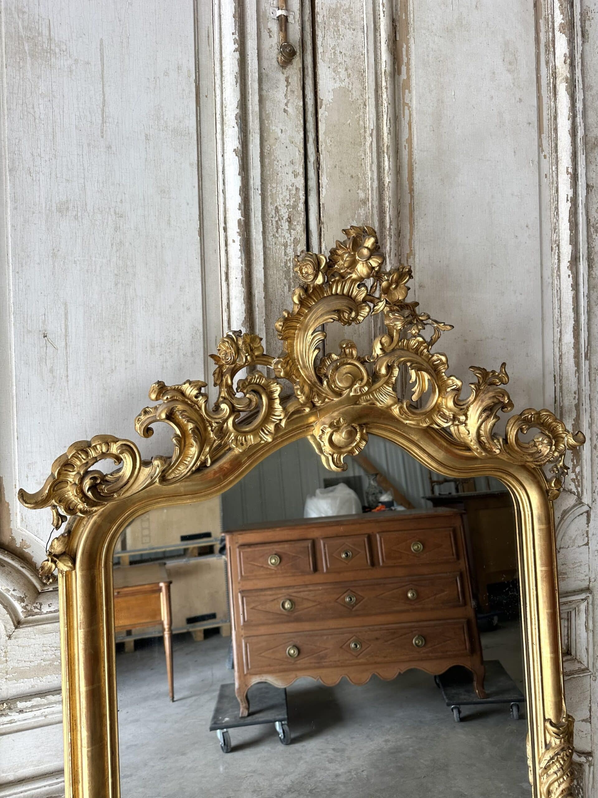 Louis XV style mirror circa 1880