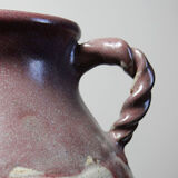 Vase studio pottery Milly Finn UK vintage 60s-70s stoneware