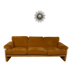 Three-seater alcantara canapé design by Tobia Scarpa for BB ITALIA vintage.