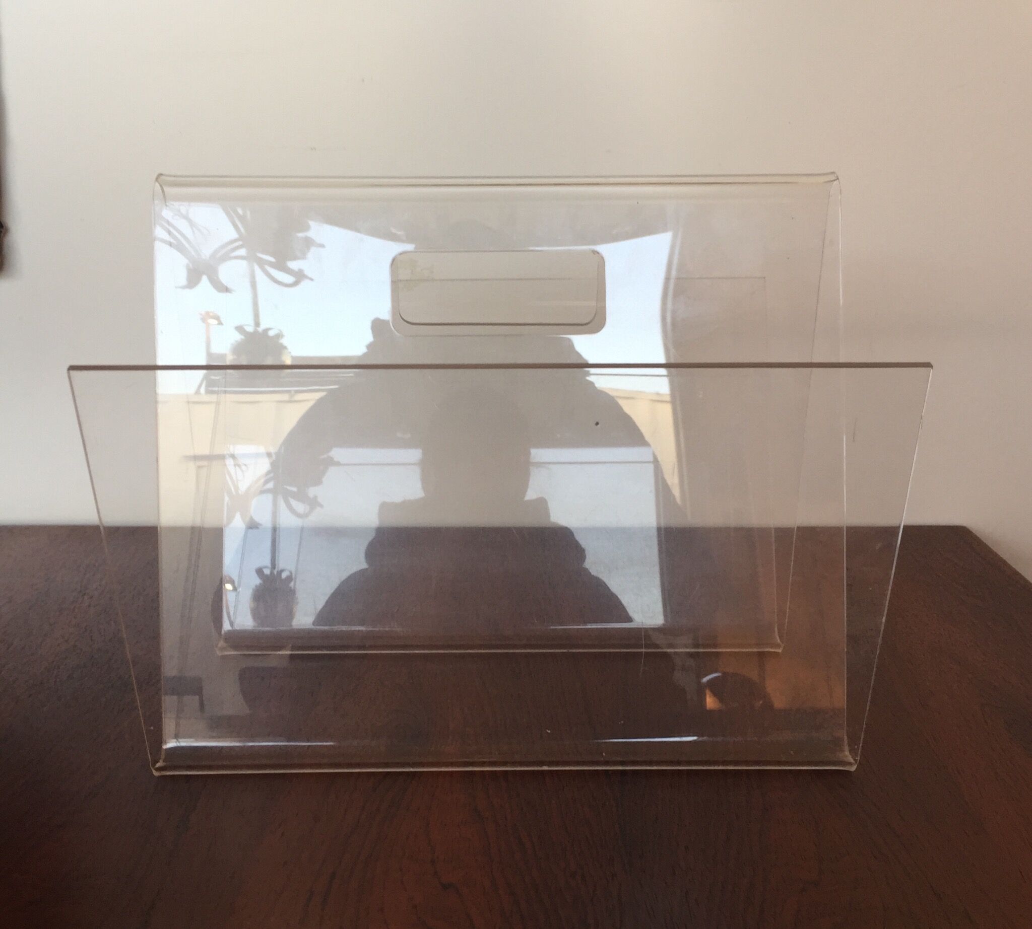 Plexiglas review holder 70s