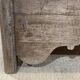 Banc coffre du  18ème en chêne brut - L=1m32, P=65cm, H=62cm.
