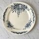 Round plate Iron Earth Salins model "Rocailles" late nineteenth