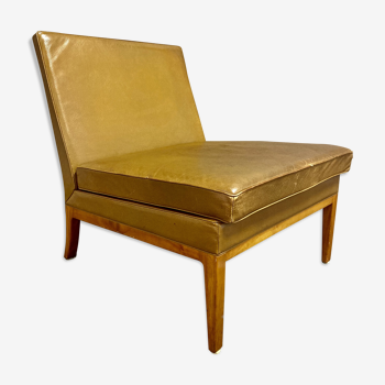 Fauteuil cuir design 1960 Kill International.