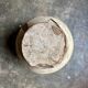 Grease pot, glazed ochre ceramic jar no. 3 - 18th century