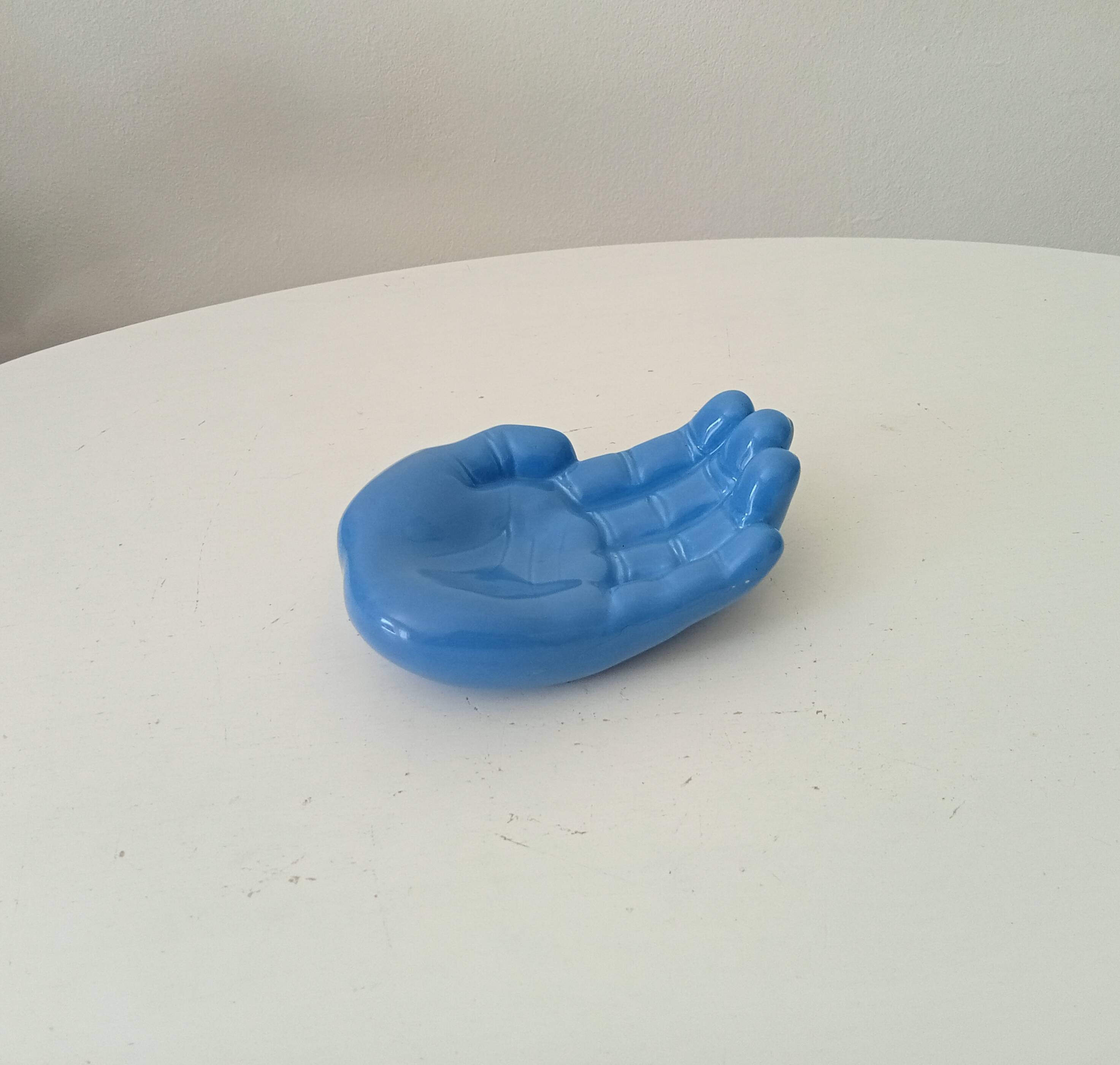 Vintage ceramic "Hand" empty pocket from the 80s