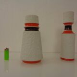 Space Age Op Art Vases from Royal KPM, 1960s, Set of 2