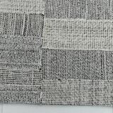 2x8 Kilim White Black Solid Kilim Runner Rug, 72x254Cm