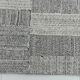 2x8 Kilim White Black Solid Kilim Runner Rug, 72x254Cm