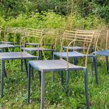 10 “Piccolo” armchairs Pascal Mourgue for Fermob