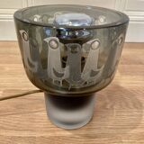 Large glass lamp "Scandinavian design 1950".