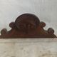 old wooden pediment - decorative ornament