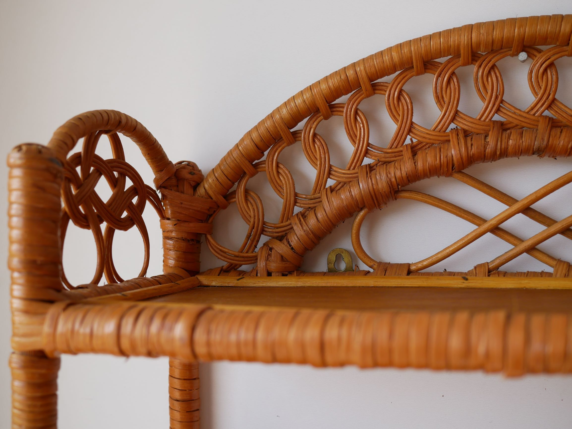Wall shelf rattan 60 years