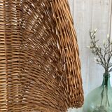 Vintage wicker armchair