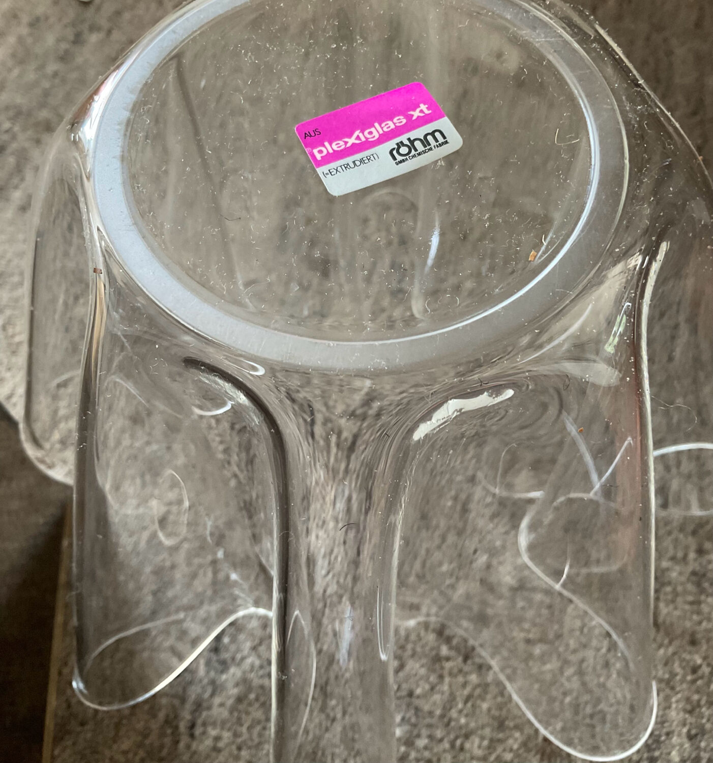 Trio of Röhm handkerchief vases from the 70s and 80s