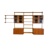 Teak wall shelf by Kai Kristiansen Danish design year 60