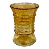Iridescent Vase from the 60s, slightly amber