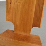 Set of 4 chairs model S28 by Pierre Chapo, France circa 1965.