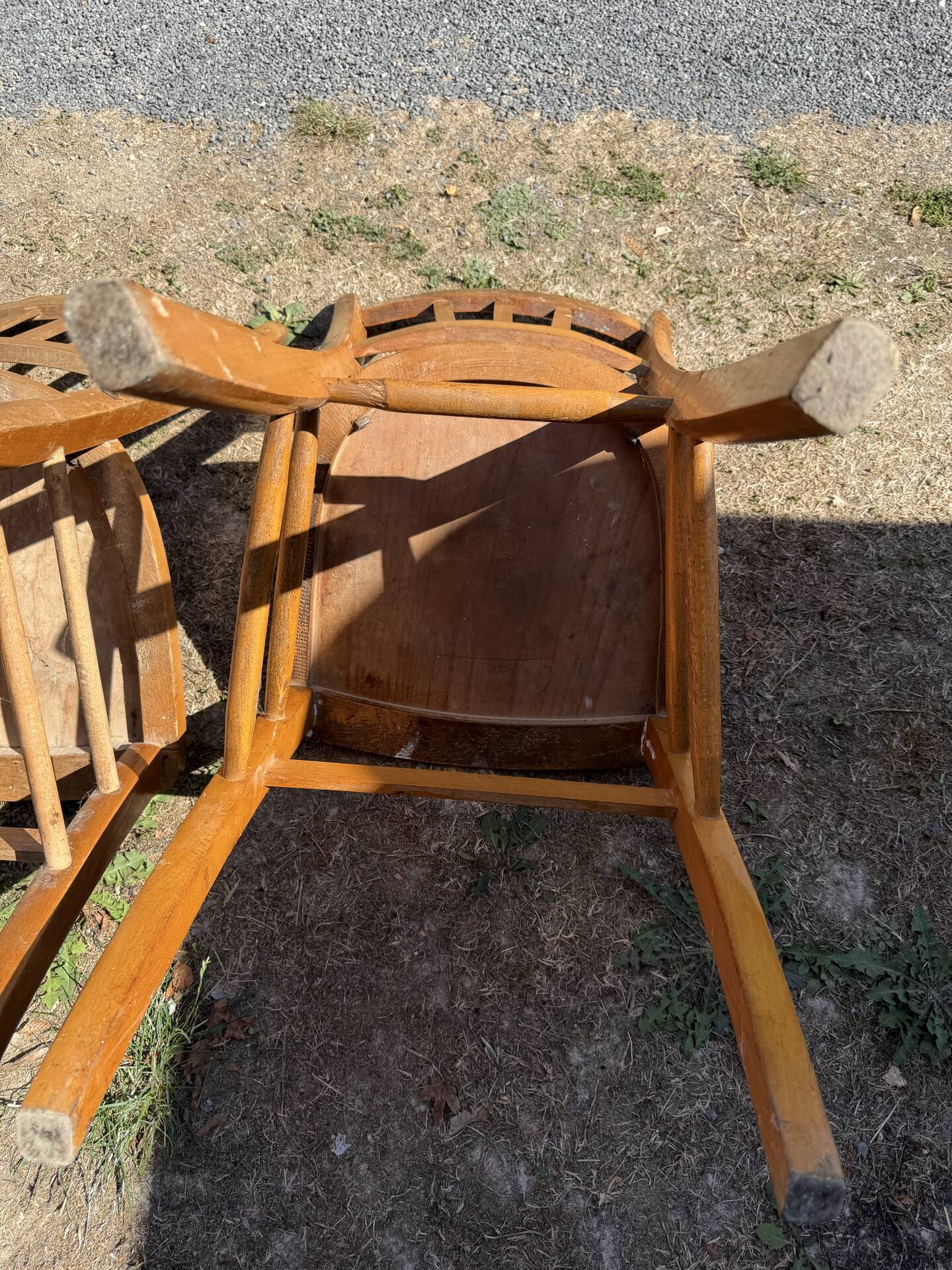 Set of 6 vintage Luterma bistro chairs