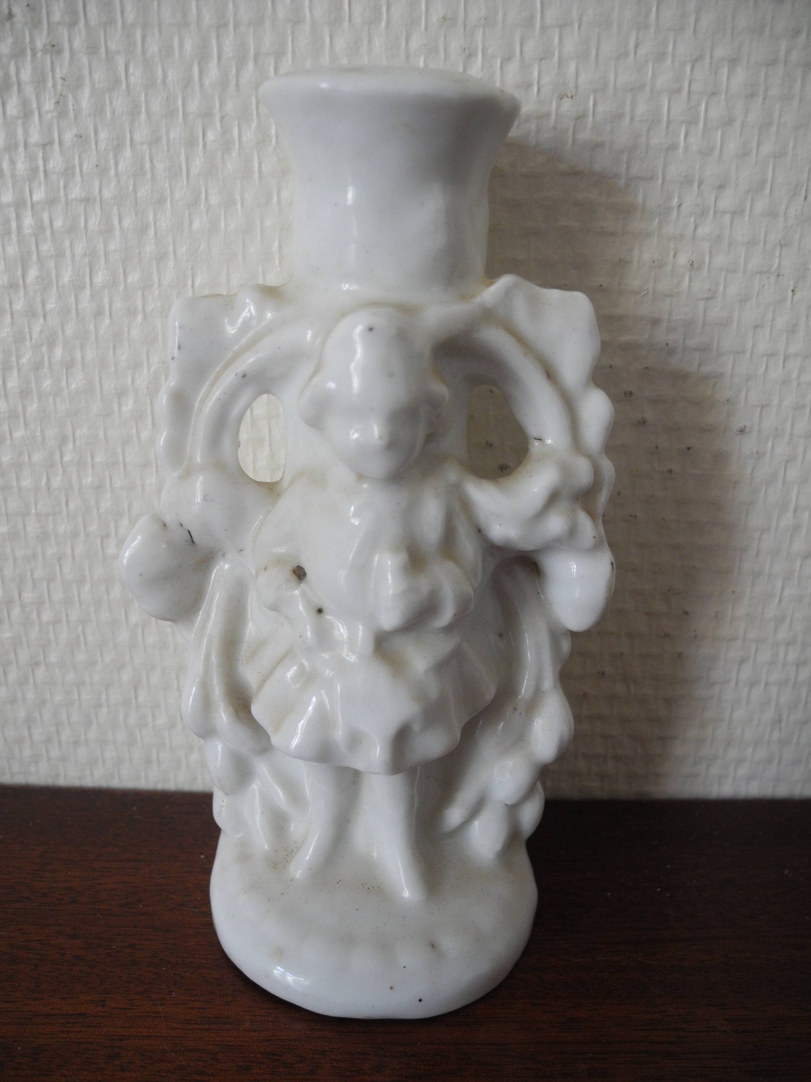 Antique porcelain candlestick decorative antique porcelain candlestick