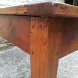 Farm table in solid cherry tree