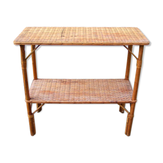 Rattan console