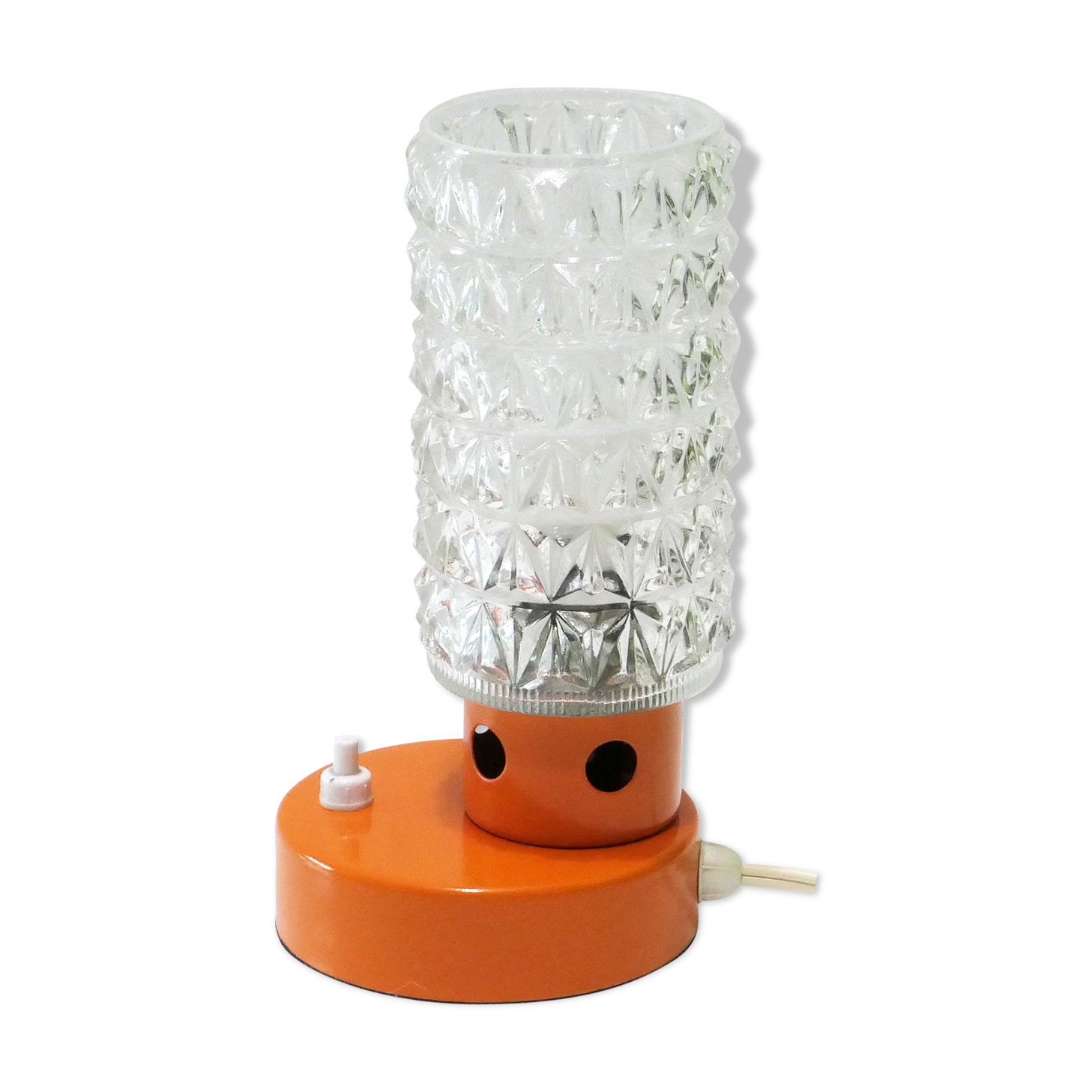 Lampe de table années 1960 orange