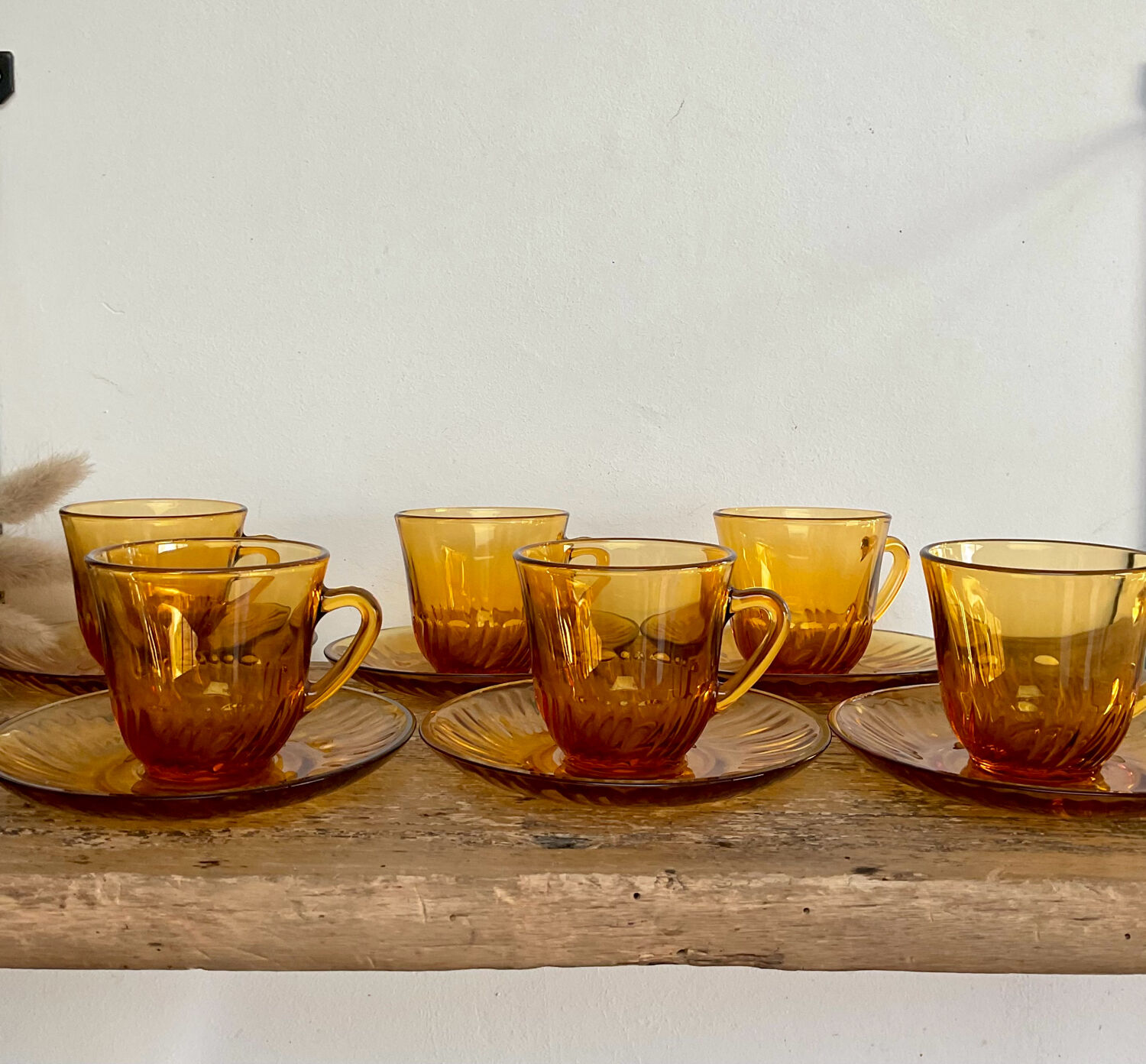 6 espresso cups vereco france