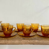 6 espresso cups vereco france