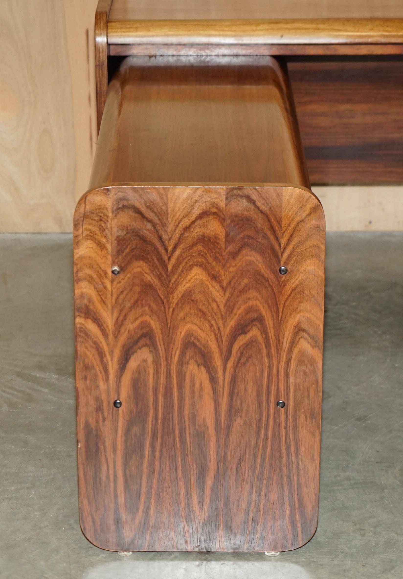 Left corner desk, Brazilian wood, mid-century Danish.