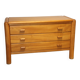 Commode vintage en orme massif, 1970