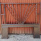Vintage rattan headboard 2 seats 155 x 140 cm