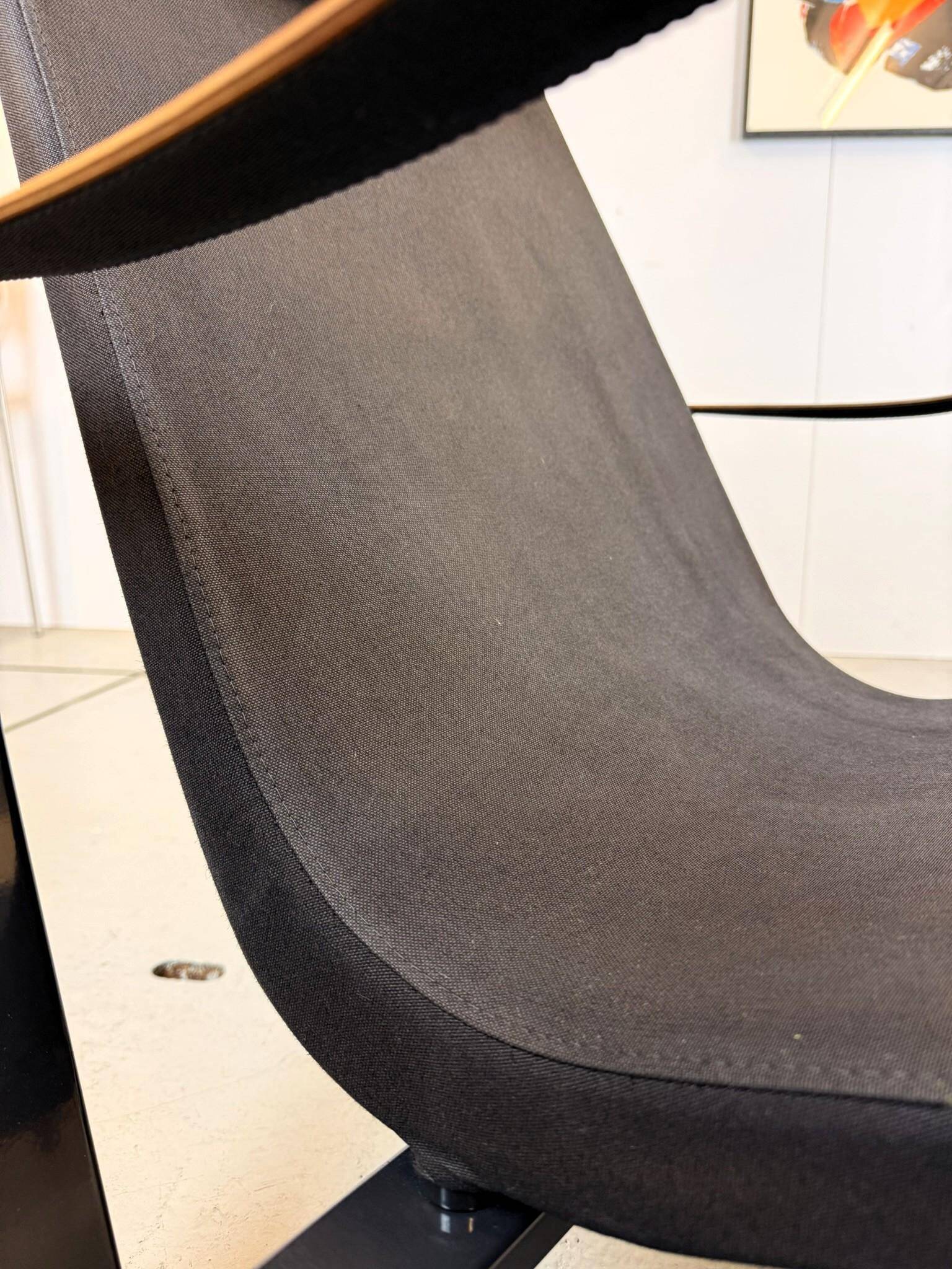 Leather and Steel Lounge Chair "Cité" by Jean Prouvé for Vitra, 2002