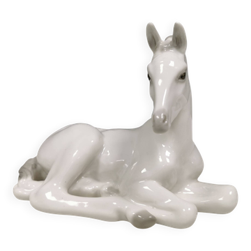 Cheval lomonossov original, d'avant 1989 (timbre urss sous le cheval)