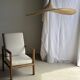 Very large rattan pendant light in the shape of a hat D125 H50