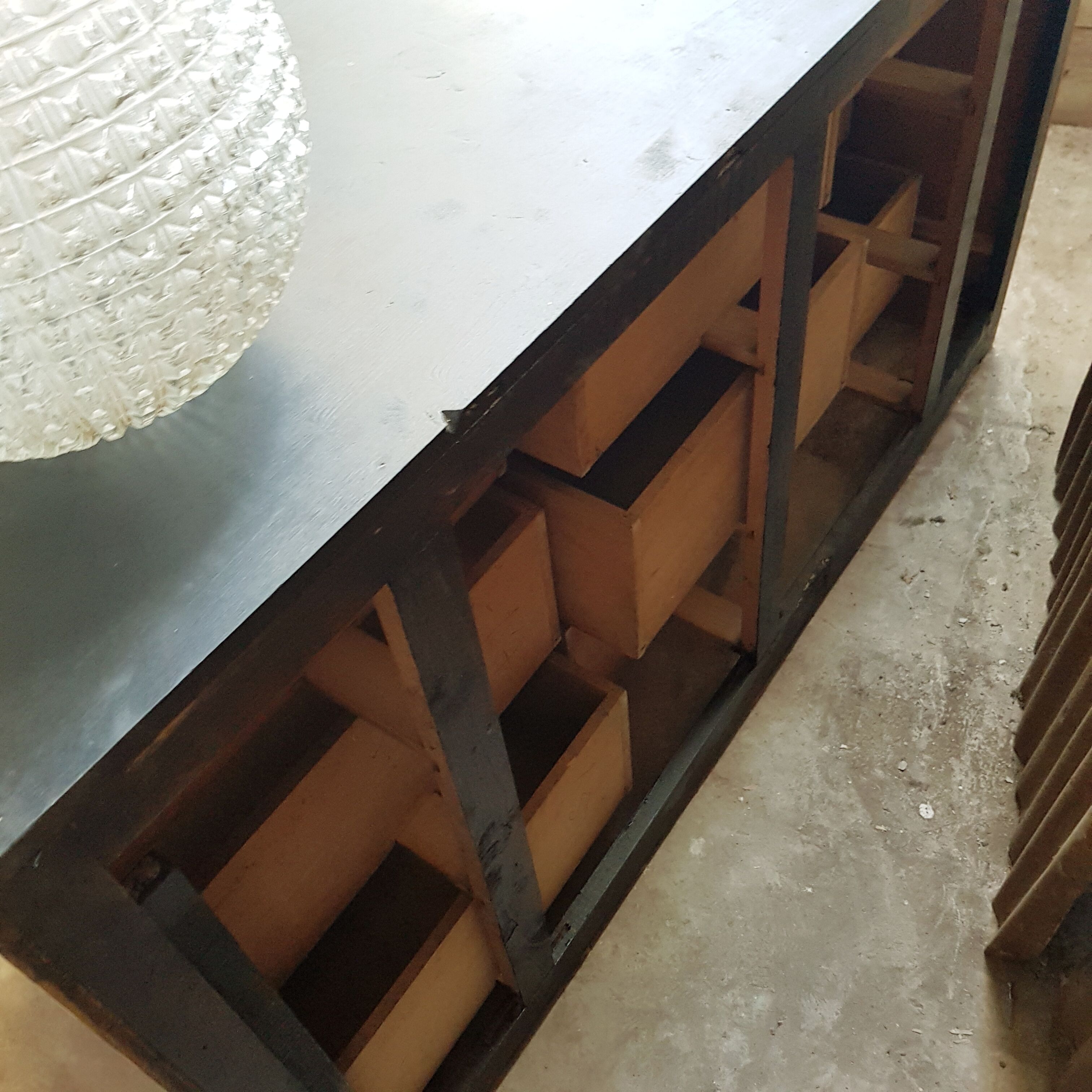 9-drawer haberdashery counter