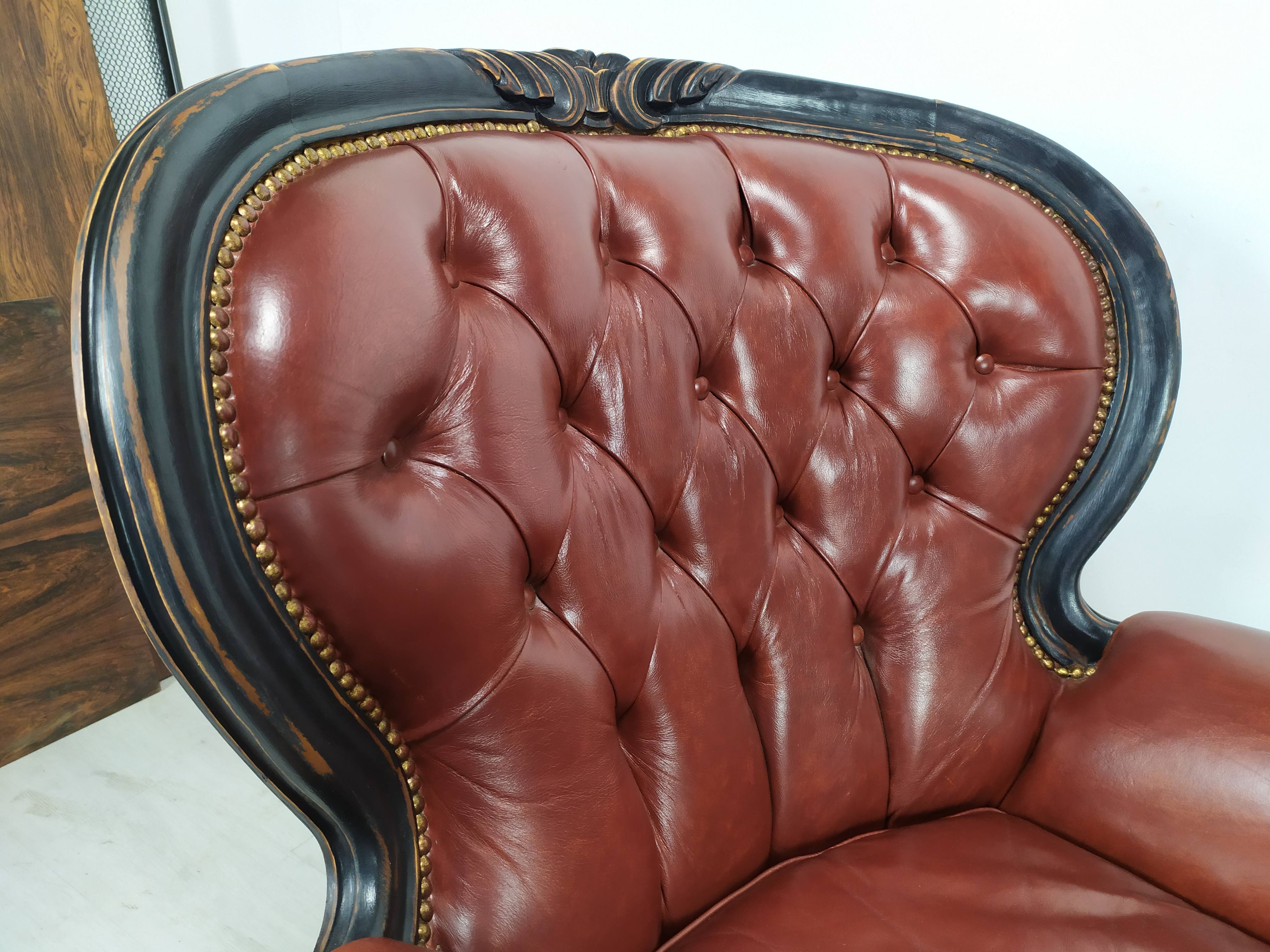 Salon Chesterfield burgundy