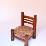 Fireplace chair in the style of Charles Dudouyt.