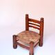 Chaise coin de feu dans le goût de Charles Dudouyt